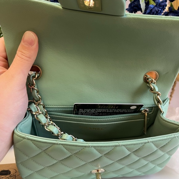 Sold RARE Chanel Pastel mini rectangle bag - Picture 16 of 17
